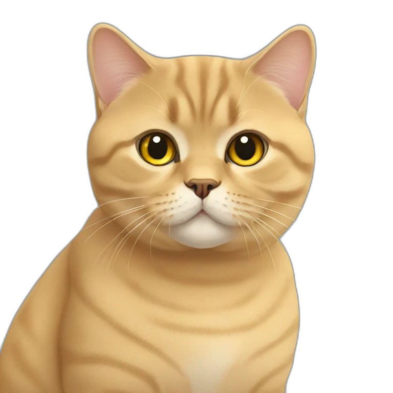 golden british shorthair emoji