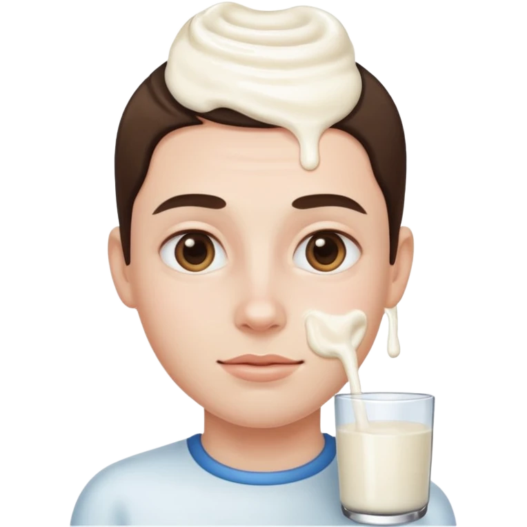 milk on face emoji