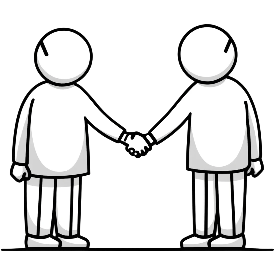 anxious and avoidant attachment styles finding middle ground during conflict, one person taking a pause but holding hands to show connection, the other respecting need for processing time emoji