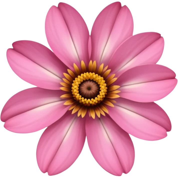 pink and brown flower emoji