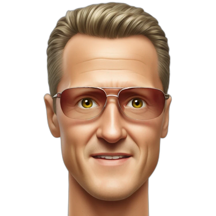 michael schumacher hyper realistic emoji