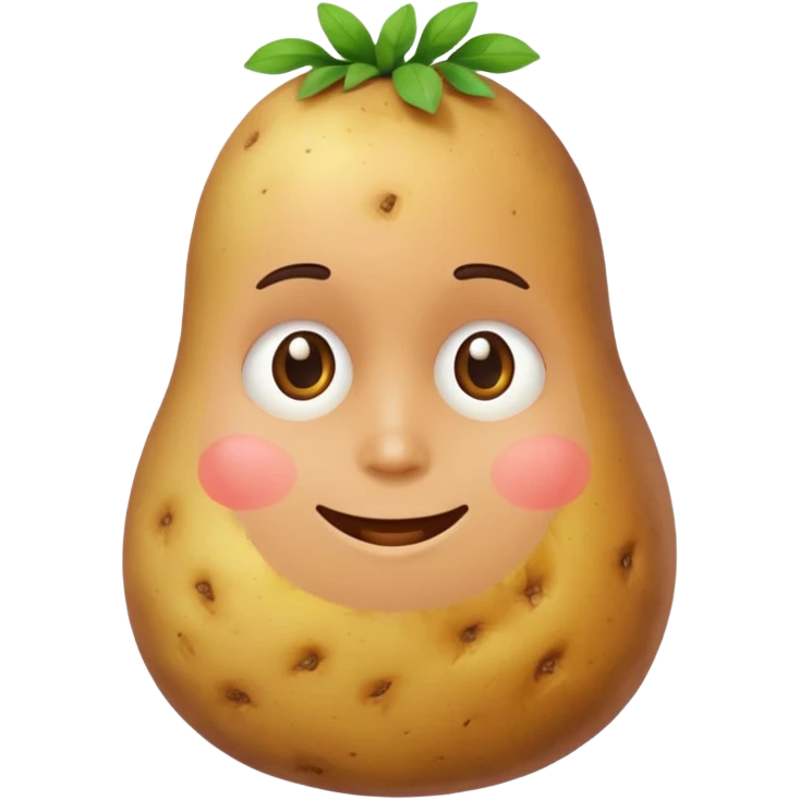 Human potato emoji