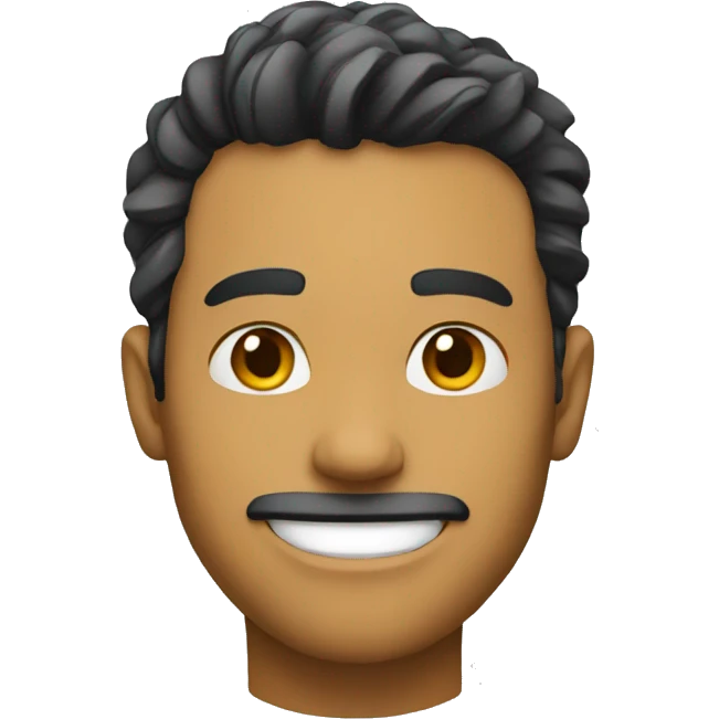 Cool guy side smile emoji