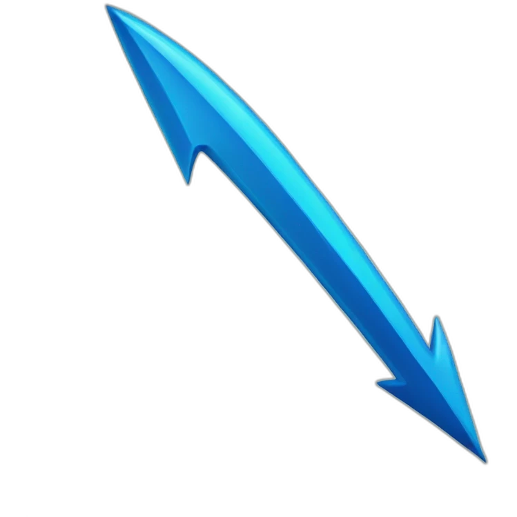 arrow blue emoji