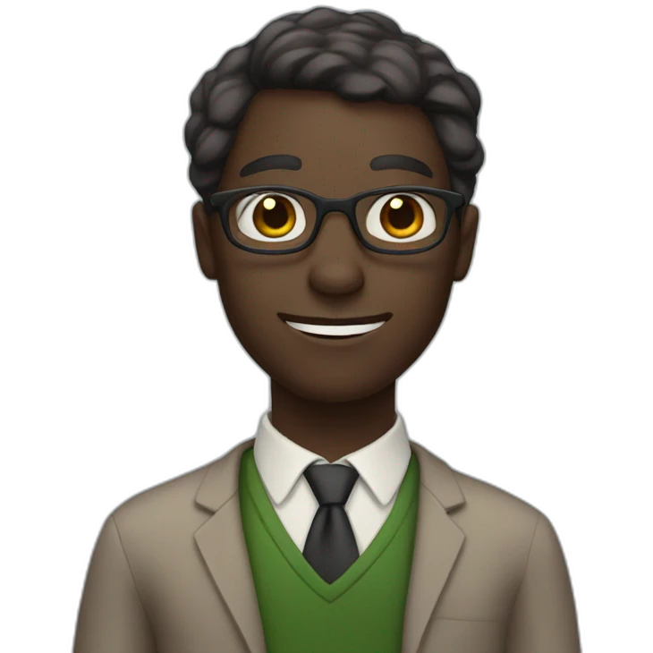 dark skin frog lookalike teacher emoji