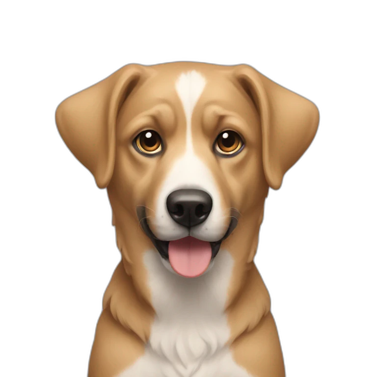 Chien sur chien emoji