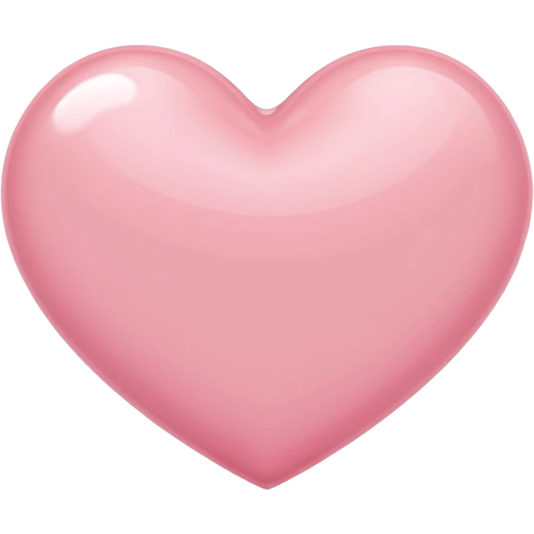 light pink heart emoji