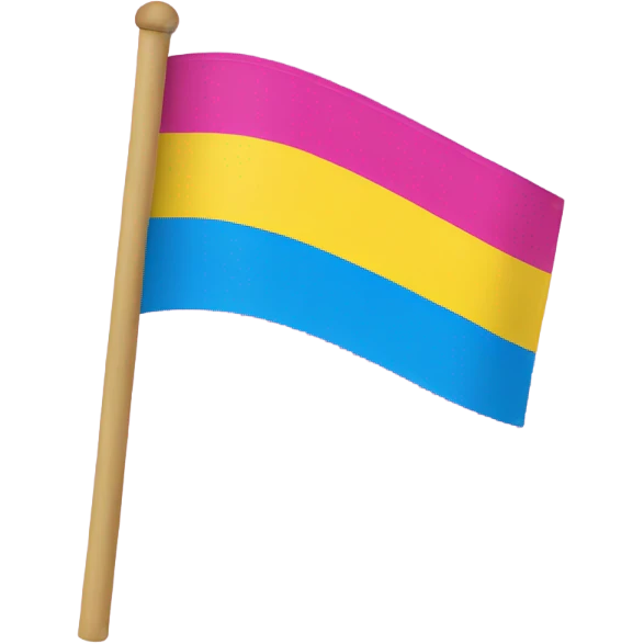 Pansexual flag emoji
