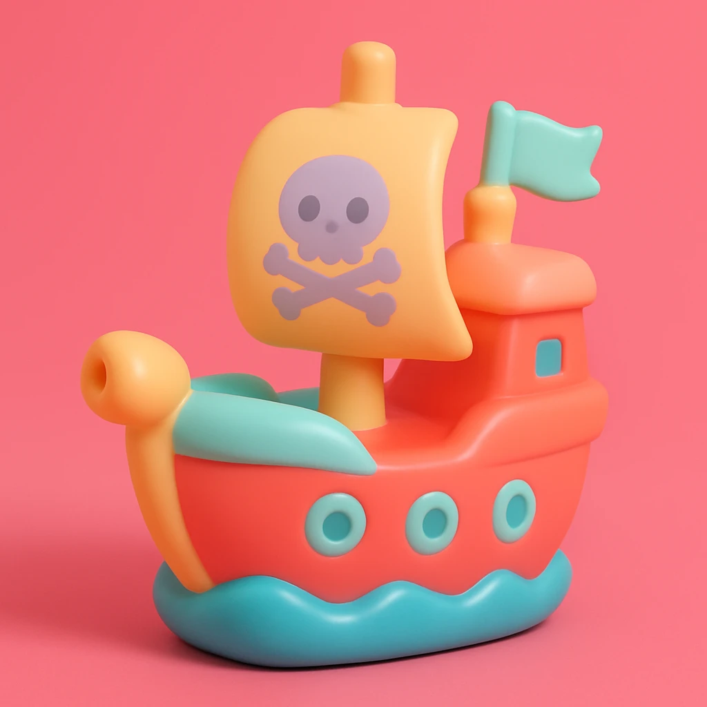 pirate ship emoji