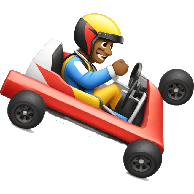 go cart race emoji