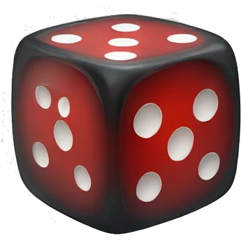 dice with red circle striked out on top emoji