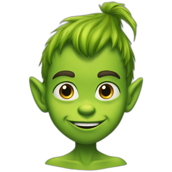 young Grinch emoji