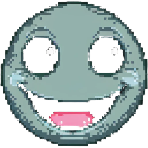 goofy cross-eyed face with big smile emoji