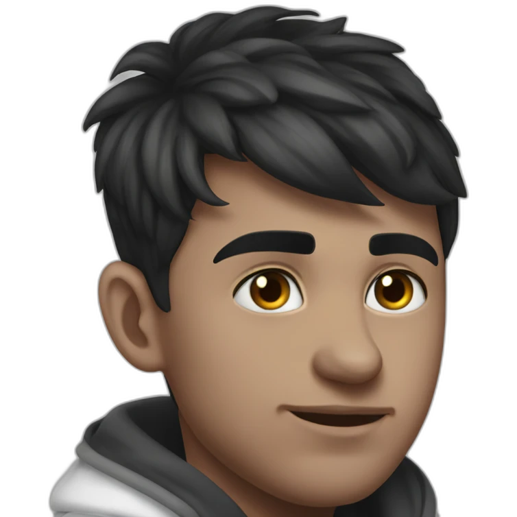 cool guy portrait meme emoji