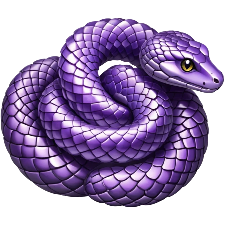 amethyst gem cluster snake emoji