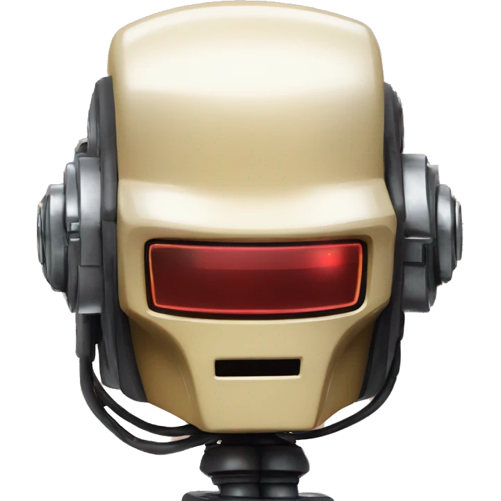 DrumPads LED DaftPunk-style robot talk box emoji