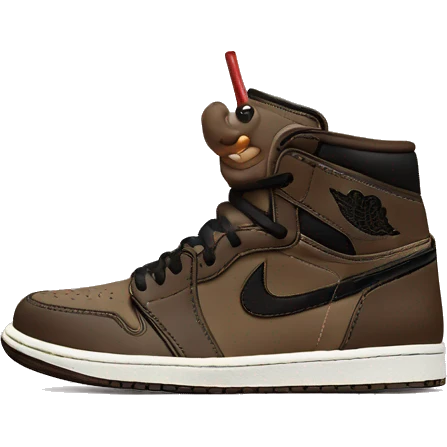 Jordan 1 travis scott emoji
