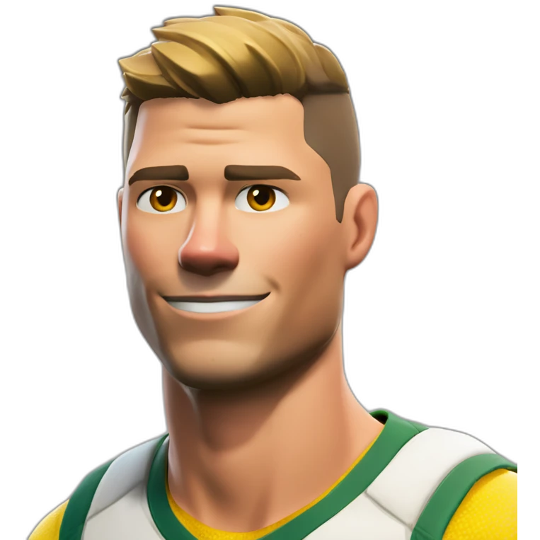 jonesy de fortnite serre la main à cristiano ronaldo emoji