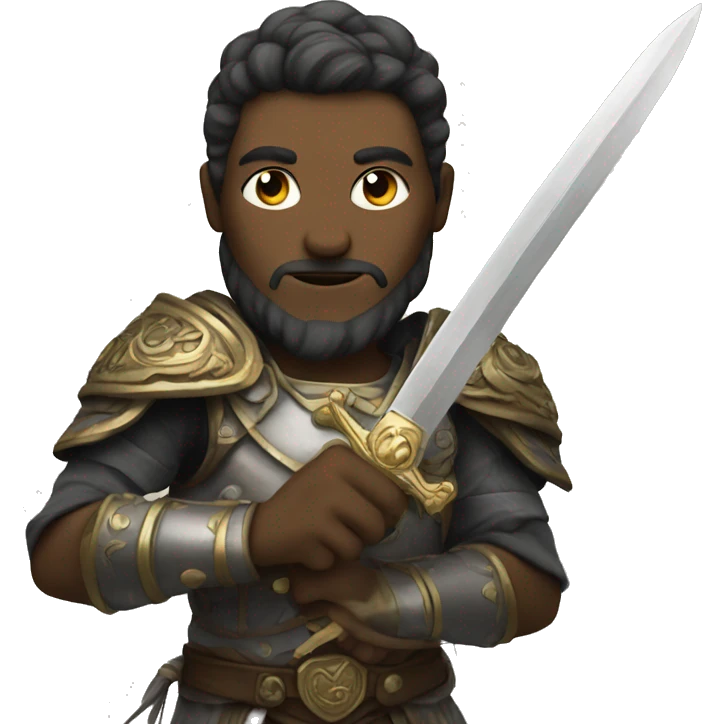 Guardian with sword emoji