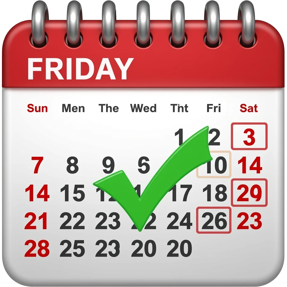 금요일 이모지를 만들어줘 emoji