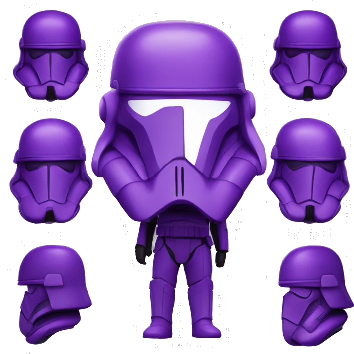 Sith trooper purple emoji