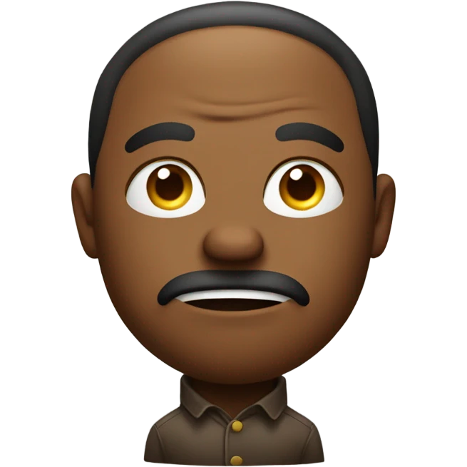Man Defending a piece of poop emoji emoji