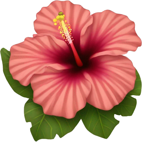 Hibiscus  emoji