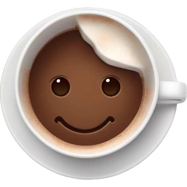 Hot chocolate emoji