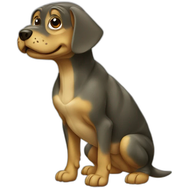Chien tortue emoji