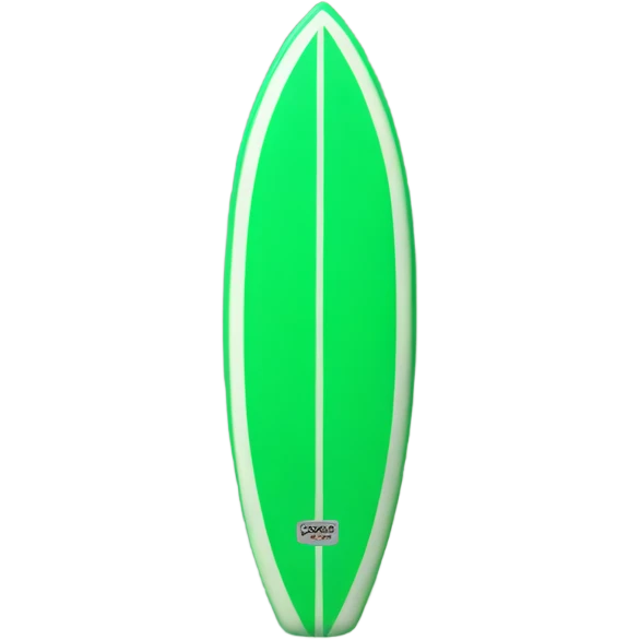 Green surfboard  emoji