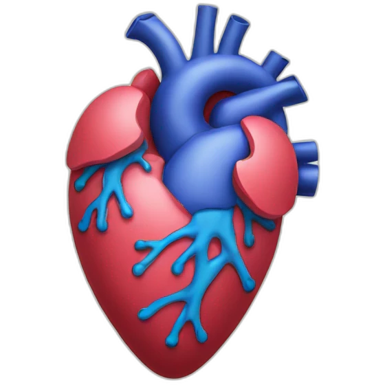 Human heart emoji
