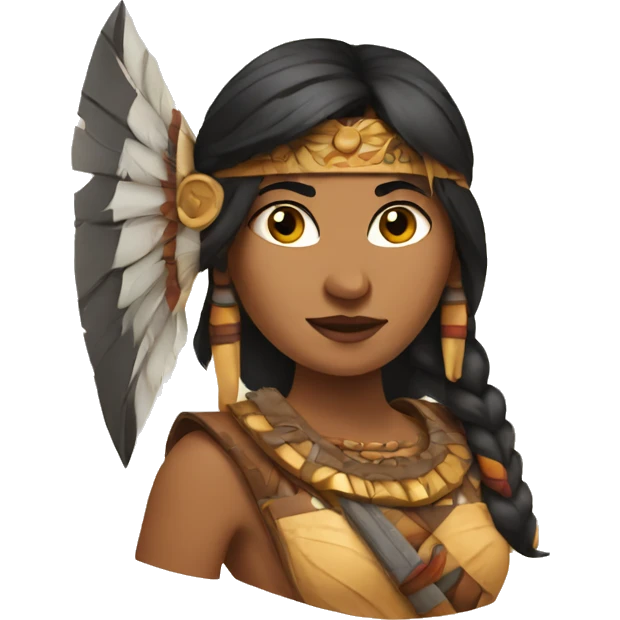 Indian warrior woman emoji