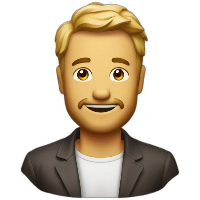 Eddie buvant une biere emoji