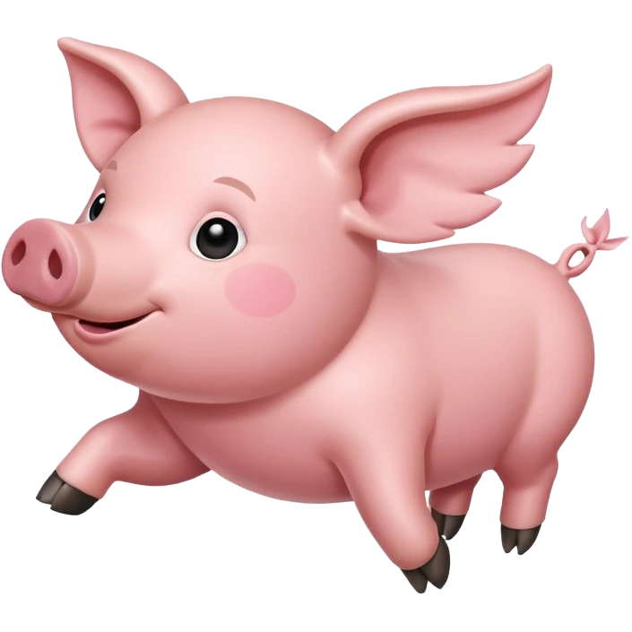 Pigflying emoji
