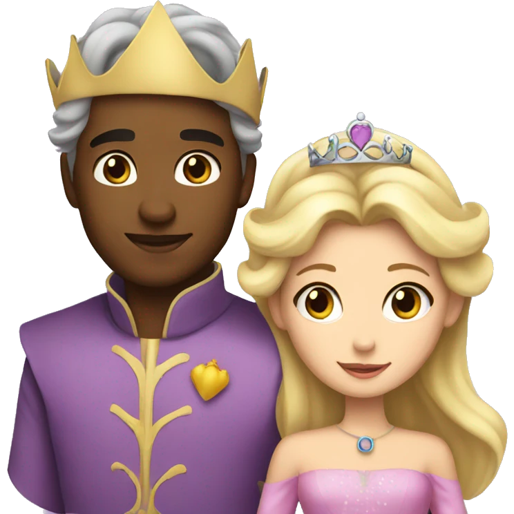 Princess and prince  emoji