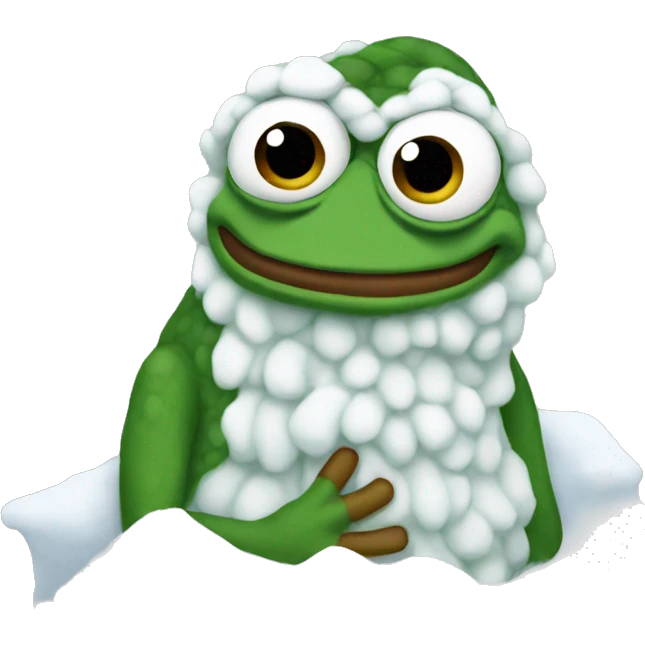 pepe snow emoji