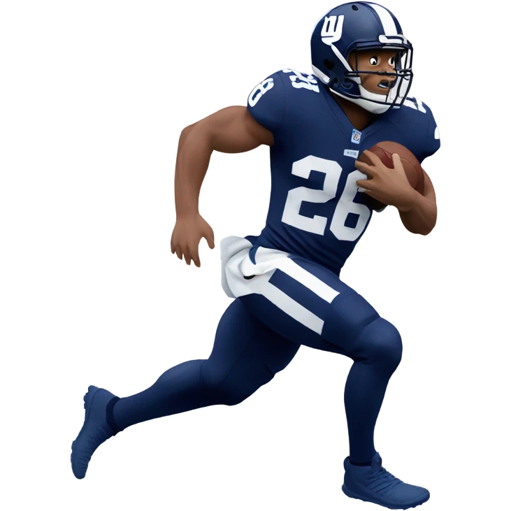 Saquan Barkley running emoji