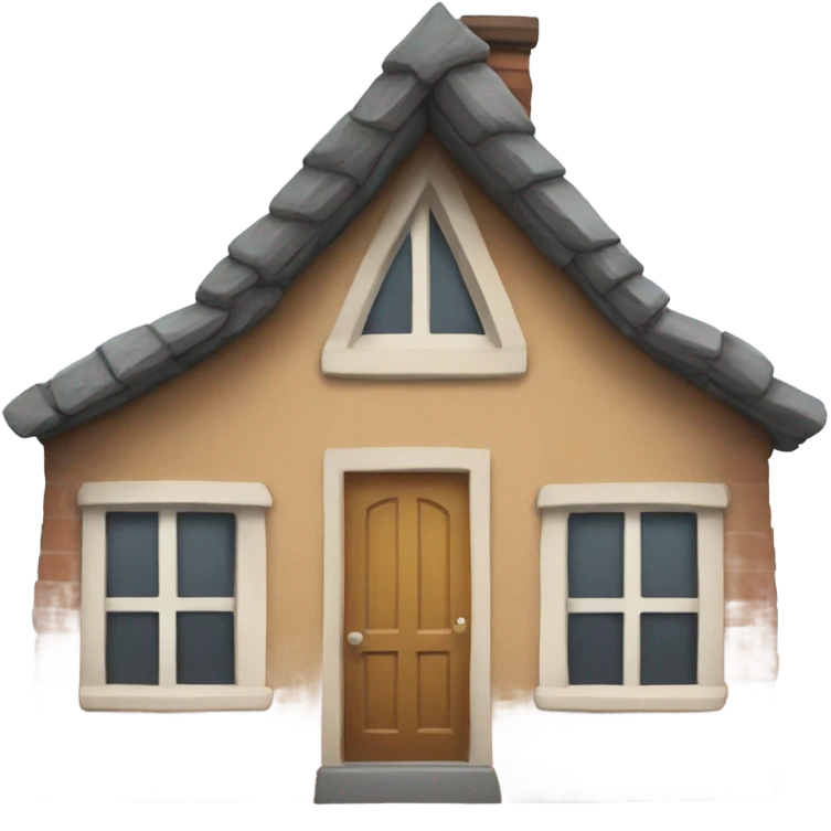 A book with the shape of a house emoji