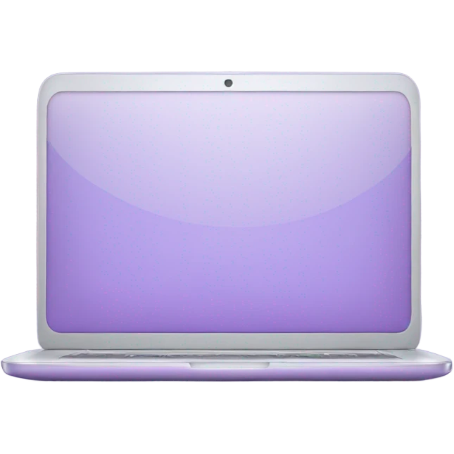 light purple laptop apple emoji