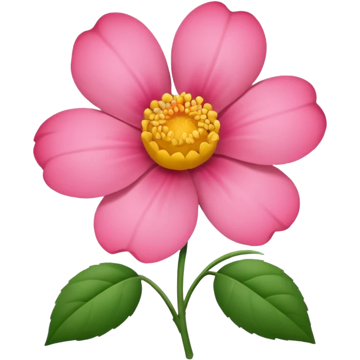 Flor rosada emoji