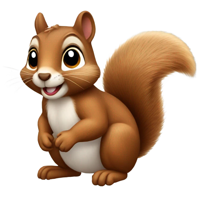Squirrel sparkle emoji
