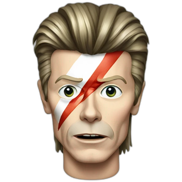 Hallowen jack david bowie emoji