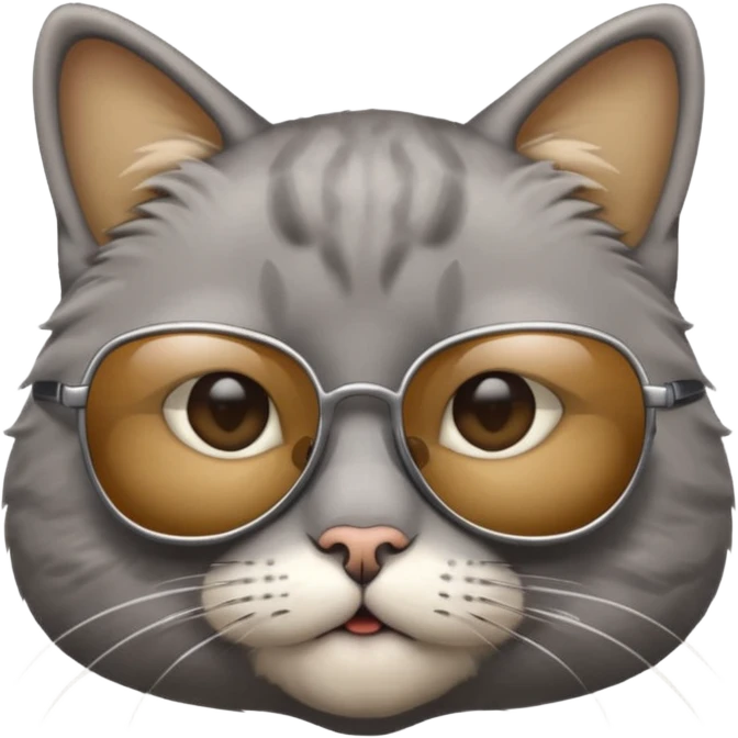 Cat wearing sunglasses emoji