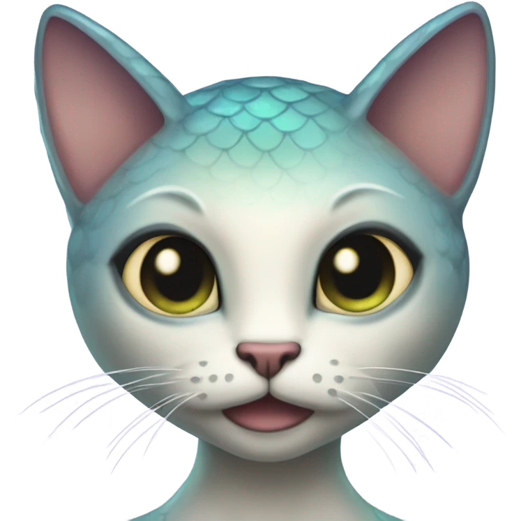 Cat mermaid  emoji