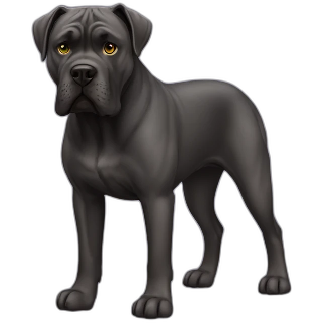 Dog Cane Corso full body emoji