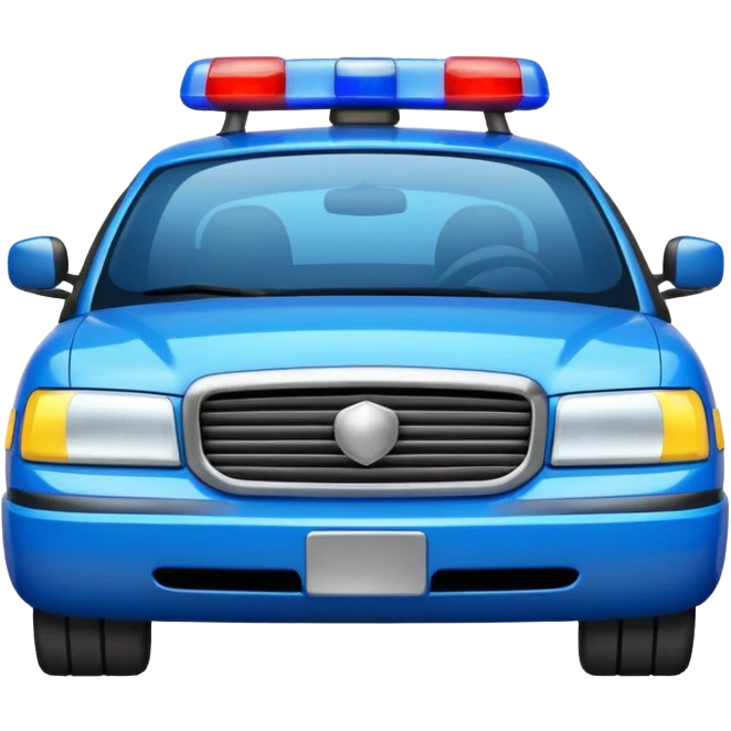 police car emoji