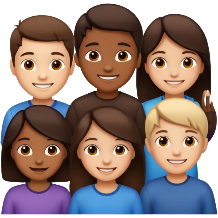 🧒🏿🧒🏿🧒🏿🧒🏿 emoji