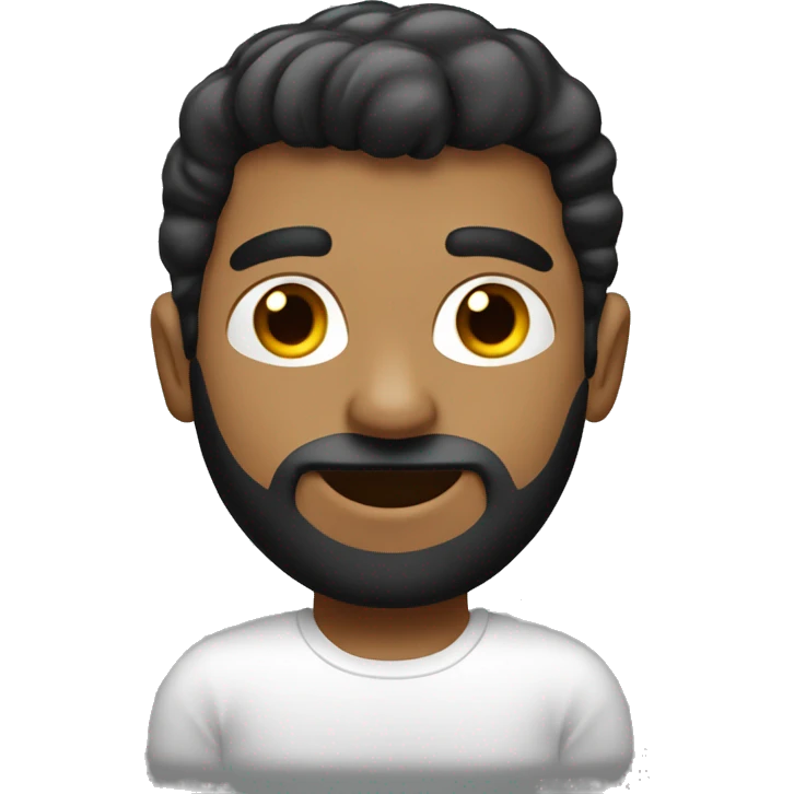 hombre blanco con cabello negro peinado de lado emoji