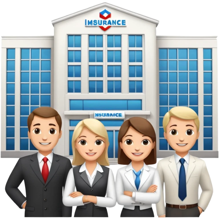 insurance company for russian people, for ads emoji