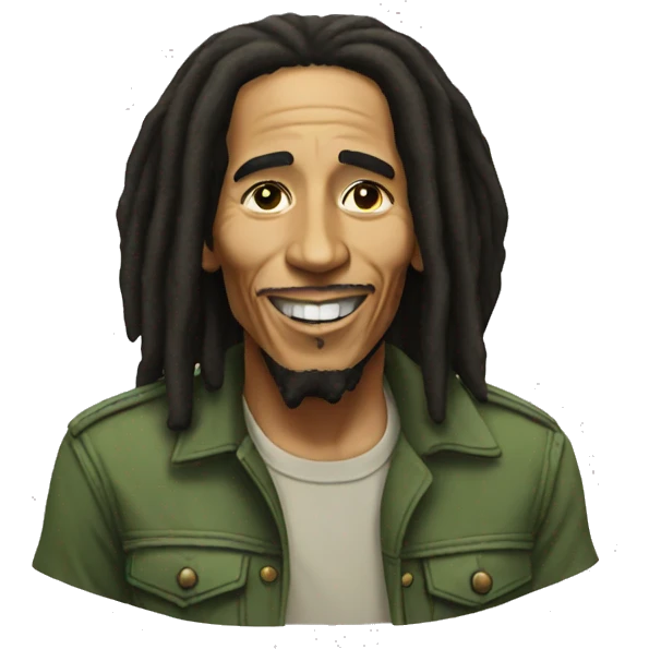 bob marley emoji